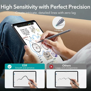 ESR Stylus Pen for iPad, Magnetic Wireless Charging Pencil