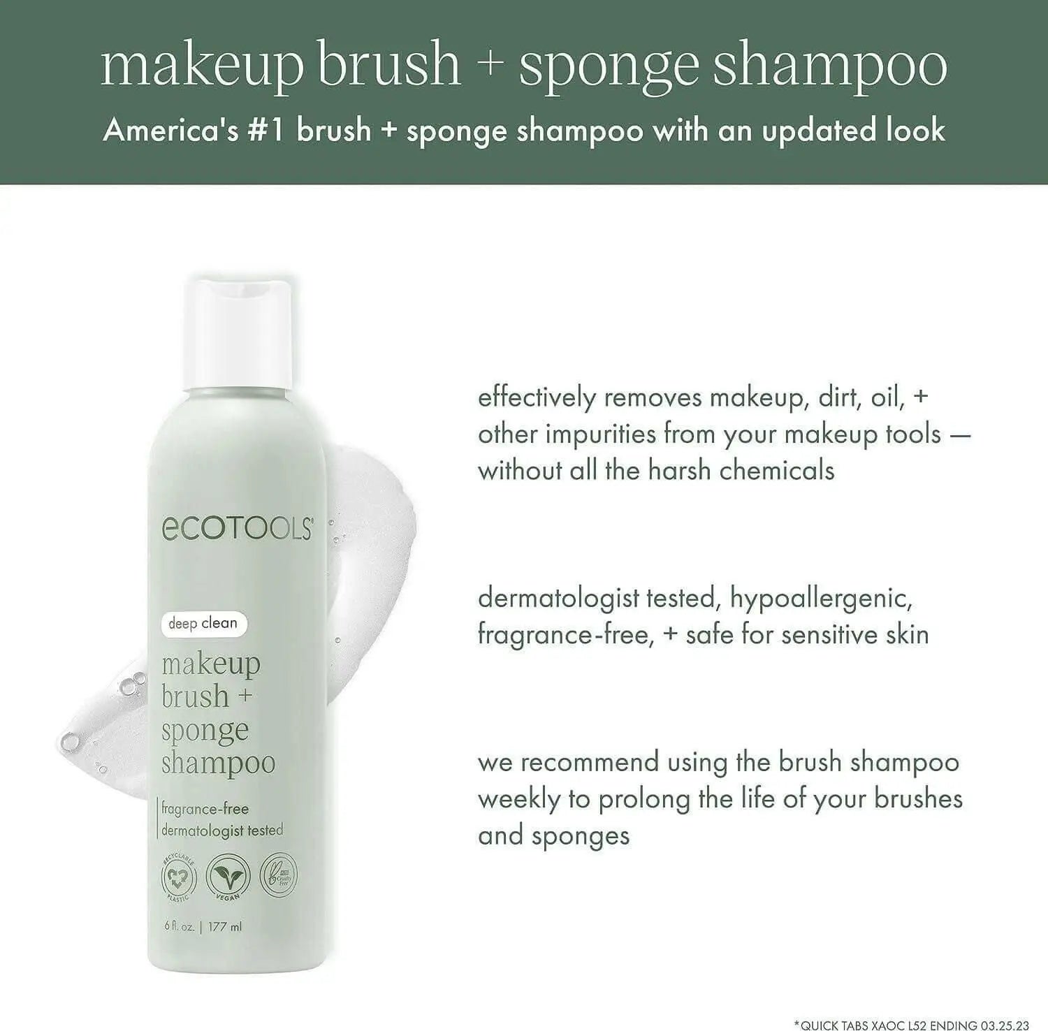 EcoTools Brush & Sponge Shampoo - Vegan & Cruelty-Free
