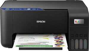 Epson Printer Ecotank L3251 Home Ink Tank Printer A4, Colour, 3-In-1 With Wifi And Smartpanel App Connectivity, Black, Compact