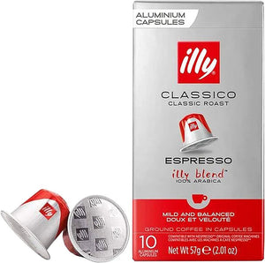 illy coffee capsules Espresso Classico, Classic Roast (Medium Roast) (40 capsules per serving, compatible with Nespresso Original System coffee machines