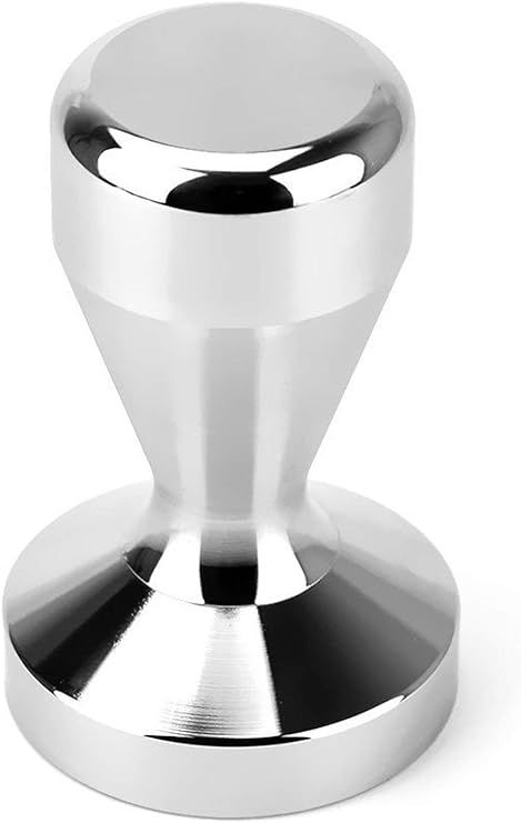 Espresso Tamper, Coffee Machine Stainless Steel Base and Handle Heavy Duty Solid Espresso Coffee Bean Tamper