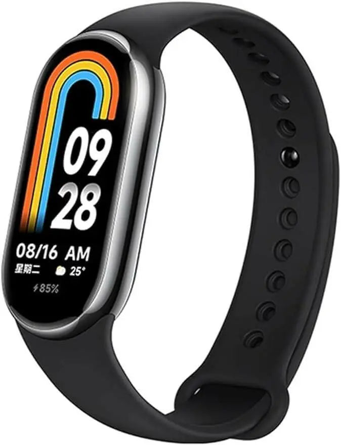 Xiaomi Smart Band 8 Graphite Black| Adaptive Display Brightness & High Refresh Rate | Ultra Long Battery Life，Quick Charge | 200+ Colorful Watch Faces | All-day Health Monitoring w/FREE STRAP