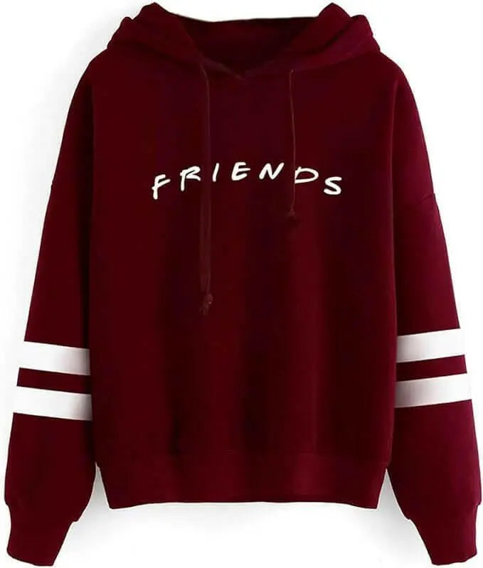 Fashion Casual Friends Hoodie Sweatshirt Friend TV Show Merchandise Women Graphic Tops Hoodies Sweater Funny Hooded Pullover