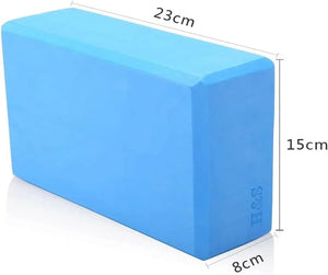 SKY-TOUCH Yoga Block Brick 2 Pack, Non Slip Yoga Block Brick Foam Home Exercise Fitness Gym High Foam for Stretching Yoga/Pilates/Fitness 9"x6"x3"