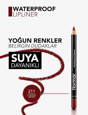 Flormar Pencil Lip Liner 211, 1.14 gm