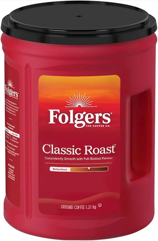 Folgers Classic Roast Ground Coffee with Pure, Rich Taste (1.21 kg) to choose