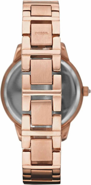 Fossil Jesse Women's Watch with Crystal Accents and Self-Adjustable Stainless Steel Bracelet Band