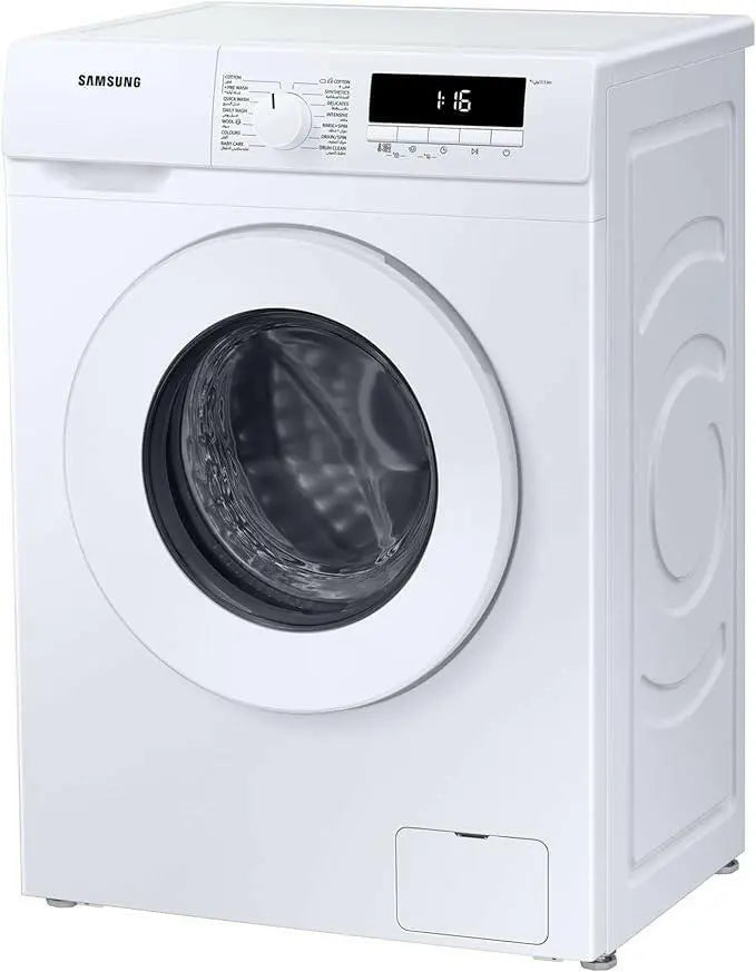 Samsung Front Load Washing Machine with Quick Wash, 7Kg, White, Eco Drum Clean, WW70T3020WW/GU, 20 Year Warranty on Digital Inverter Motor