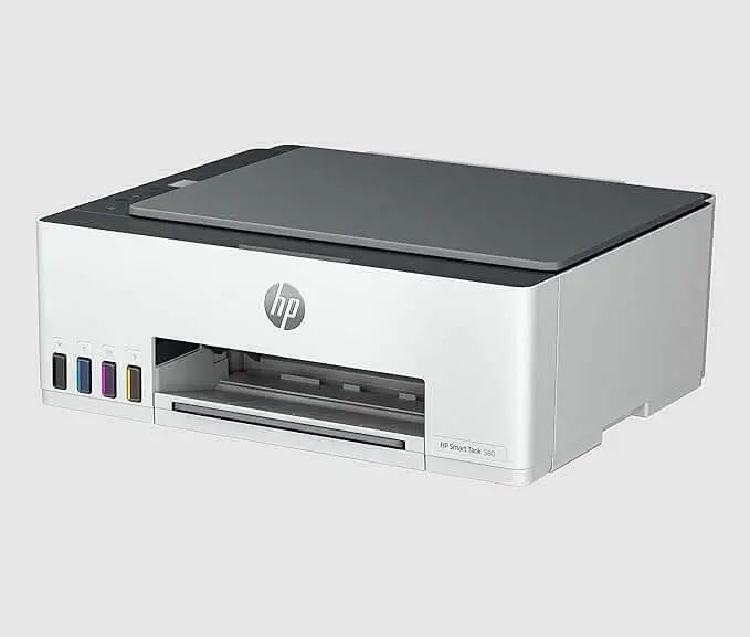 HP Smart Tank 580 Printer Wireless, Print, Scan, Copy, All In One Printer, Up to 3 years of printing already included*- White [1F3Y2A]