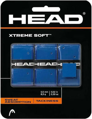 Head Xtreme Soft Racquet Overgrip - Tennis Racket Grip Tape - 3-Pack
