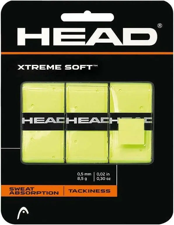 Head Xtreme Soft Racquet Overgrip - Tennis Racket Grip Tape - 3-Pack