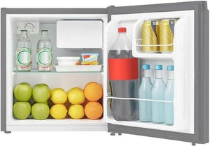 Hisense 60 Liter Compact Single Door Refrigerator, Silver - RR60D4ASU"Min 1 year manufacturer warranty"