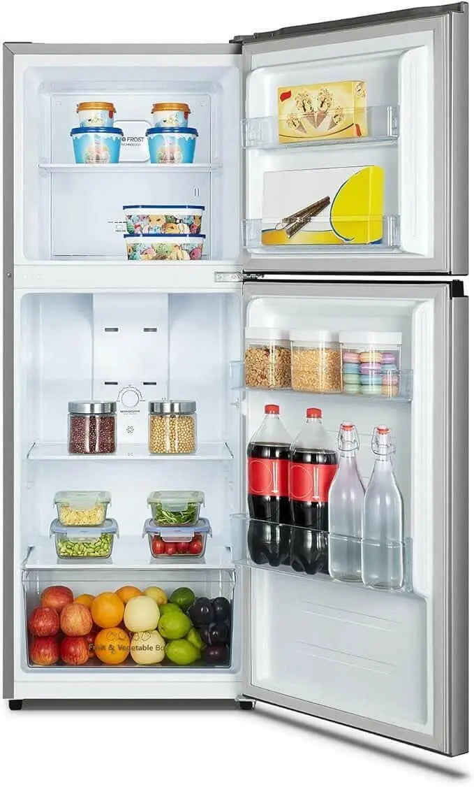 Hisense Refrigerator 264 Liter Top Mount Double Door Silver Model Rt264N4Dgn"Min 1 year manufacturer warranty"