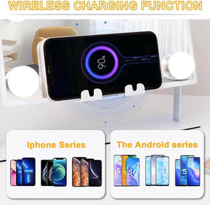 Hollywood Mirror Wireless Charger and Bluetooth Speaker
