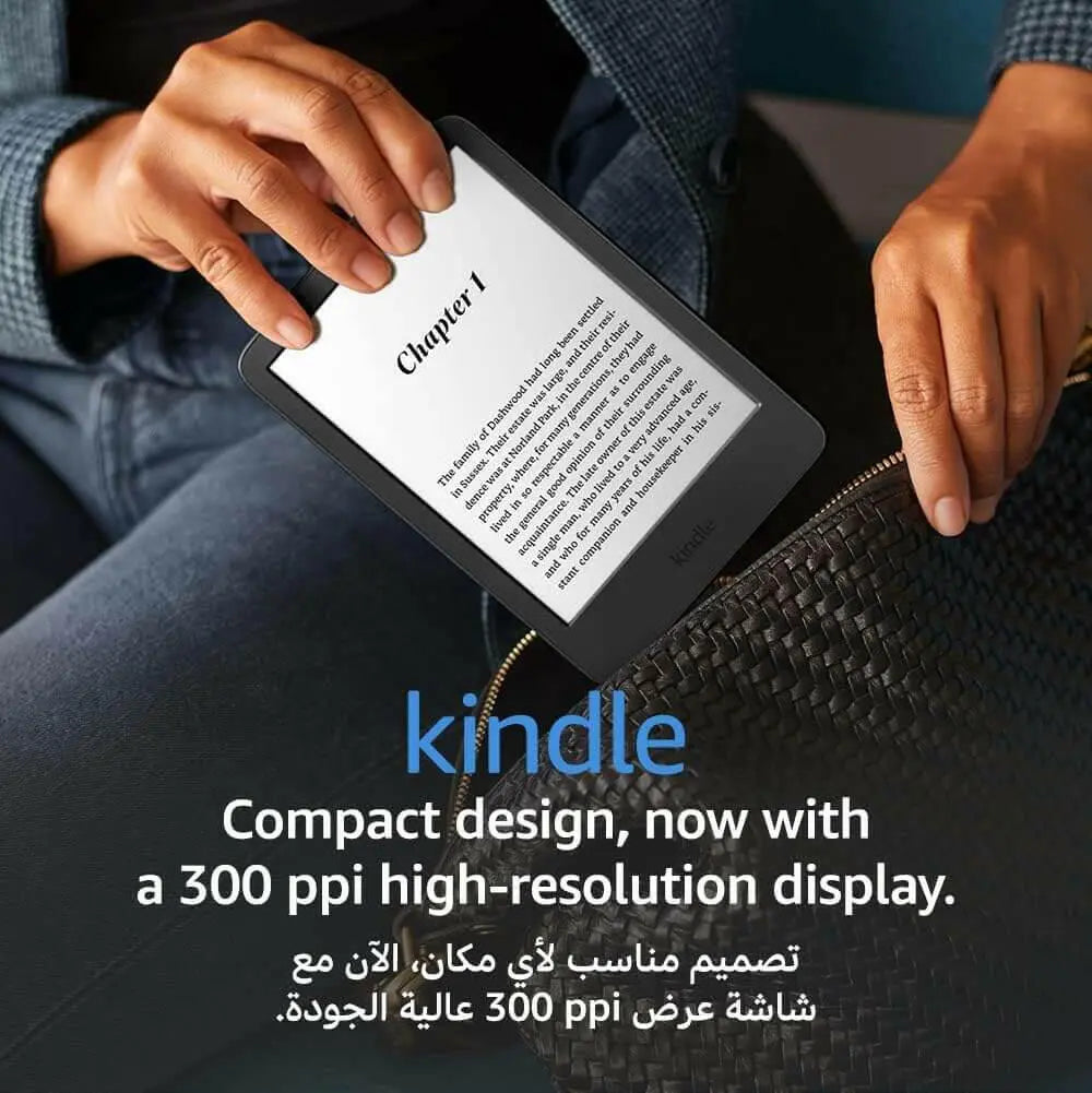 Kindle – The lightest and most compact Kindle, now with a 6”, 300 ppi