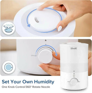 LEVOIT 3L Humidifiers for Bedroom Baby Room with Night Light