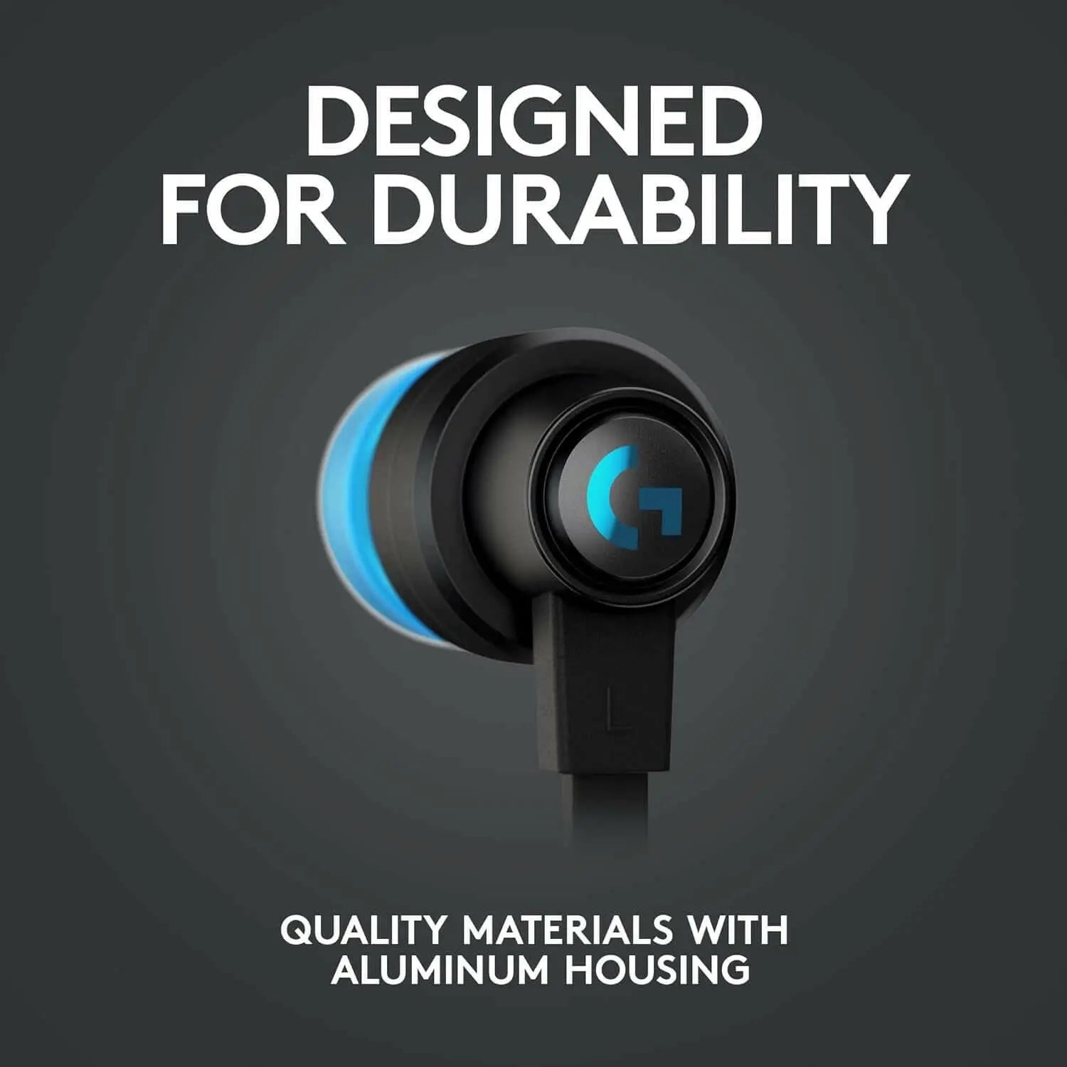 Logitech G333 Gaming Earphones with dual audio drivers, in-line mic and volume control