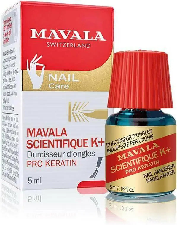 Mavala Scientifique K+ 5ml | Nail Hardener Pro Keratin | Prevents Nail from Flaking and Splitting