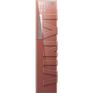 Maybelline New York Super Stay Vinyl Ink Nudes Long-wear Transfer Proof Gloss Lipstick, Punchy