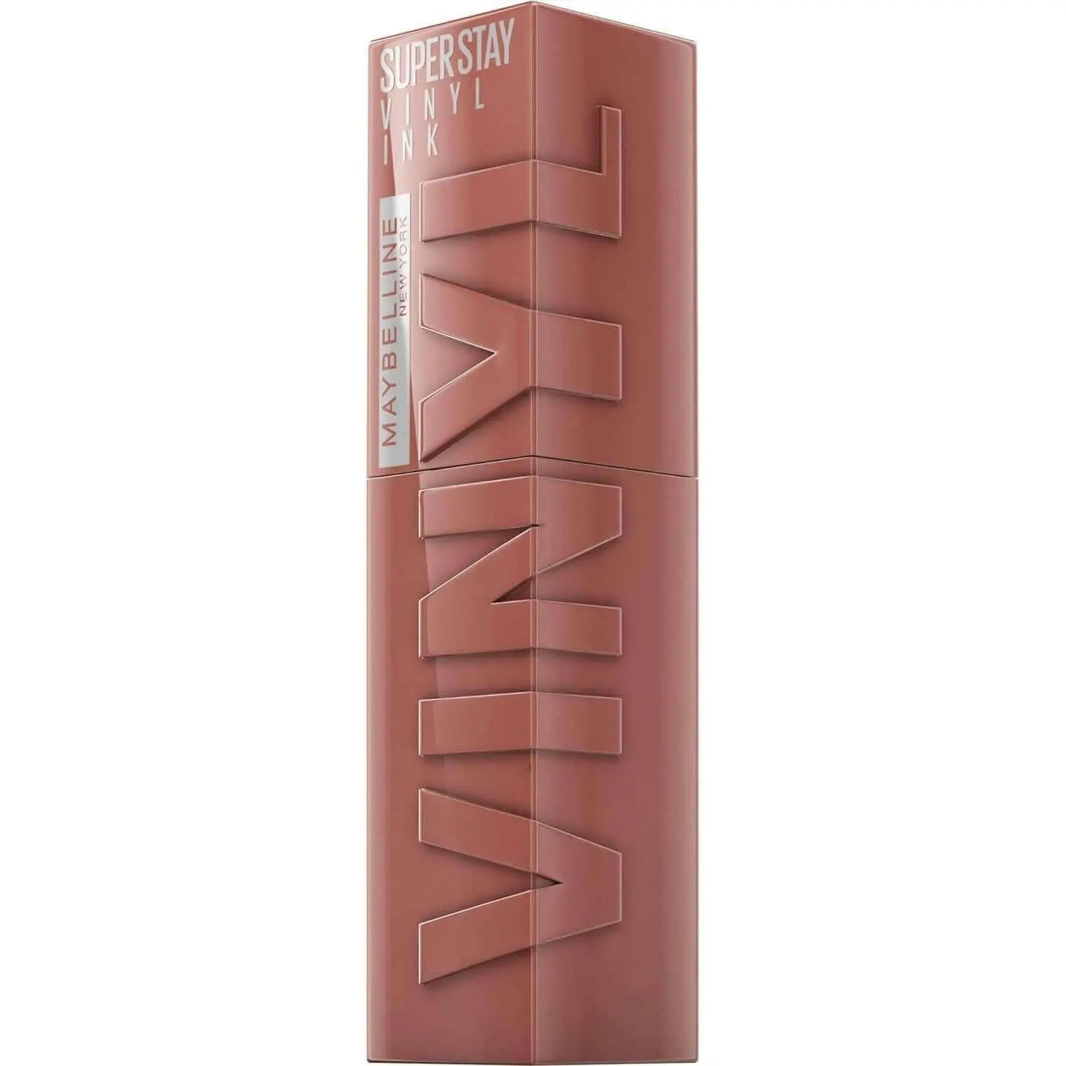 Maybelline New York Super Stay Vinyl Ink Nudes Long-wear Transfer Proof Gloss Lipstick, Punchy