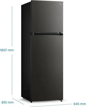 Midea 390L Gross Top Mount Double Door Refrigerator MDRT390MTE28 2 Doors Frost Free Fridge Freezer with Smart Sensor & Humidity Control