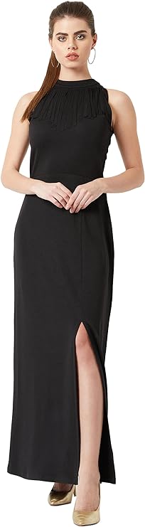 Women's Crepe Evening Maxi Dress, Casual Dress, Party dress