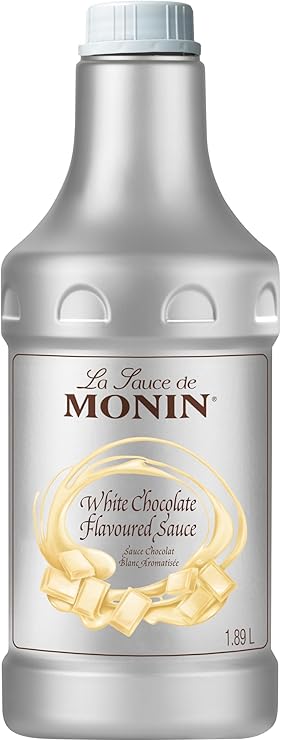 Monin White Chocolate Sauce, 1.89 Litre