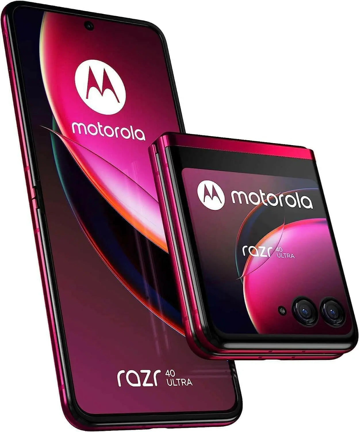 Motorola Razr 40 Ultra XT2321-1 Dual-Sim 256GB ROM + 12GB RAM 2023 5G SmartPhone UAE Version + Gift Motobuds 250 Ear buds (Viva Magenta)