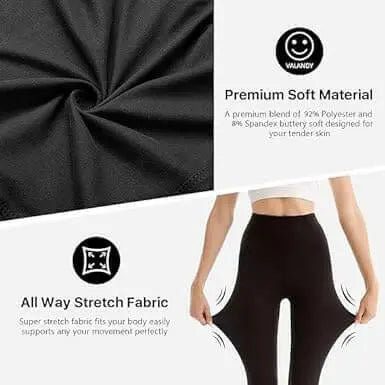 MultyPros Elegant Versatility: The Allure of Black & Pink Leggings