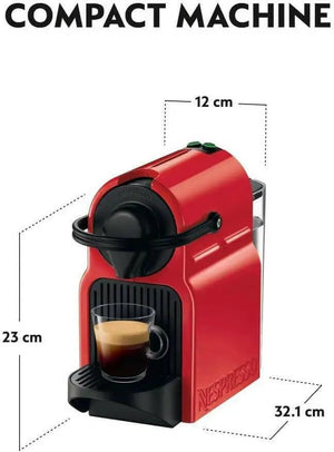 NESPRESSO Inissia C40 Red Coffee Machine - UAE Version