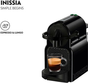 NESPRESSO Inissia D40 Black Bundle Coffee Machine - UAE Version