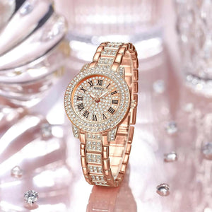 NIBOSI Women Wrist Watches Analog Dial Women's Watch for Girls&Miss&Ladies Diamond Studded with Stylish Girlfriend Watches