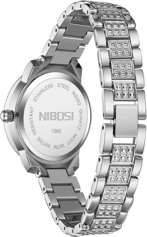 NIBOSI Women Wrist Watches Analog Dial Women's Watch for Girls&Miss&Ladies Diamond Studded with Stylish Girlfriend Watches