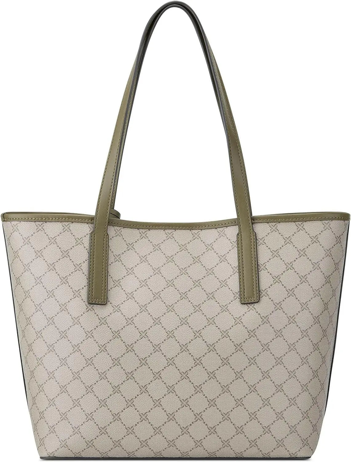 NINE WEST Delaine 2 in 1 Tote, Beige Logomilitary in UAE