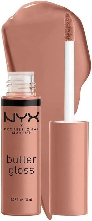 NYX Professional Makeup Butter Gloss, Non-Sticky Lip Gloss, Duo Pack