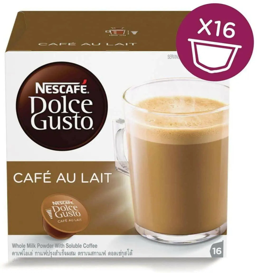 Nescafe Dolce Gusto Cafe Au Lait - 3 X 16 Capsules
