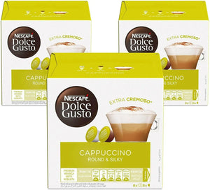 Nescafe Dolce Gusto Cappuccino Coffee Capsules (48 Capsules, 24 Cups)