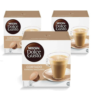 Nescafe Dolce Gusto Espresso Machiato, Cortado Coffee Capsules (48 Capsules, 48 Cups)