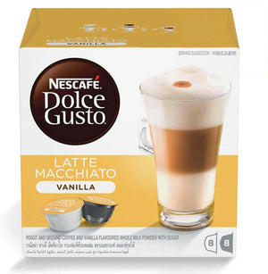Nescafe Dolce Gusto Latte Macchiato Vanilla - 16 Capsules