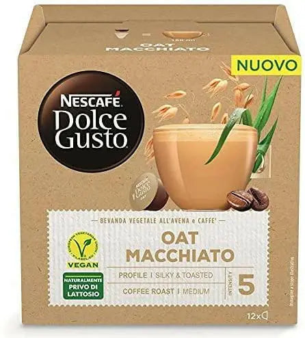Nescafe Dolce Gusto - Vegan - Latte Oat- 12 Capsules