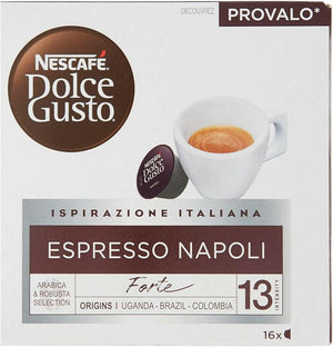 Nescafe Dolce Gusto Espresso Napoli Coffee 16 Capsules