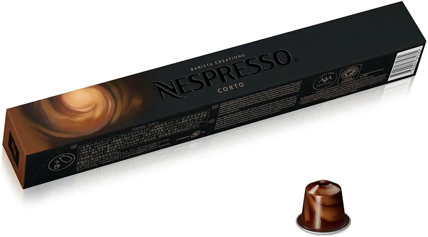 Nespresso Chiaro Espresso Coffee 10 Capsule Sleeve