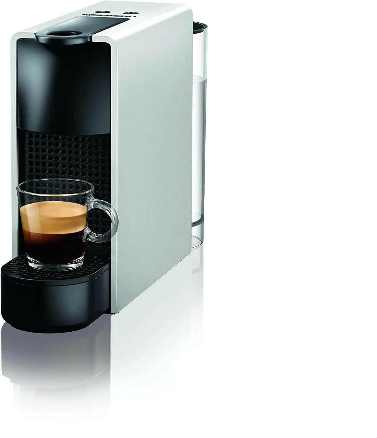 Nespresso Essenza Coffee Machine (Silver, 30C)