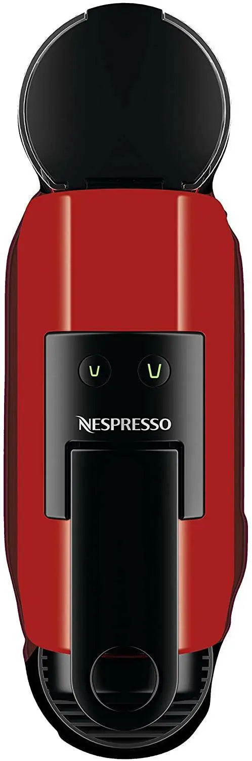 Nespresso Essenza Mini Coffee Machine with Aeroccino, Ruby Red by Magimix