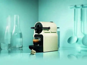 Nespresso Inissia Coffee Machine, Vanilla Cream