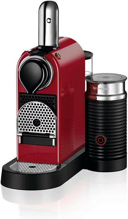Nespresso Citiz And Milk Coffee Machine, Red, C123-ME-CR-NE - UAE Version
