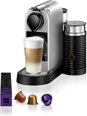Nespresso Citiz And Milk Coffee Machine, Silver, C113-ME-SI-NE2 - UAE Version