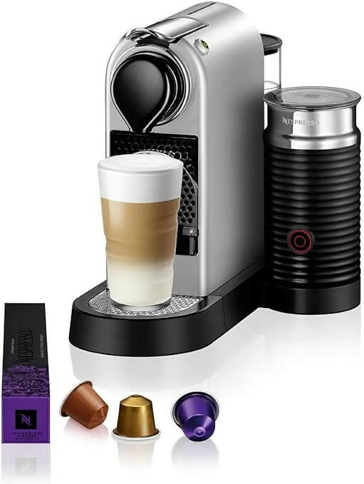 Nespresso Machine Nespresso Citiz And Milk Coffee Machine, Silver, C113-ME-SI-NE2 - UAE Version