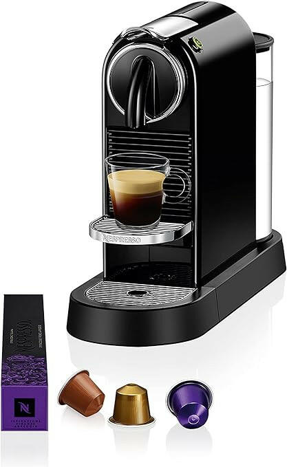 Nespresso Citiz Coffee Machine, Black, D113-ME-BK-NE - UAE Version