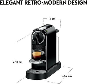 Nespresso Citiz Coffee Machine, Black, D113-ME-BK-NE - UAE Version